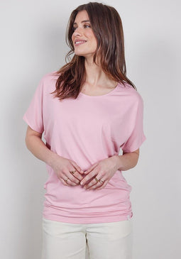 DIDI Dames Loose tee Flow in roze maat 42