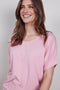 DIDI Dames Loose tee Flow in roze maat 44