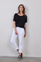 DIDI Dames Loose tee Flow in zwart maat 40