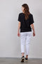 DIDI Dames Loose tee Flow in zwart maat 48