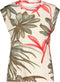 DIDI Dames Sleeveless tee Golden in offwhite with Yucca print maat 44
