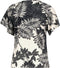 DIDI Dames V-neck top Jeska in offwhite with Floret print. maat 38