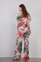 DIDI Dames V-neck top Jeska in offwhite with Yucca print maat 42