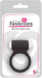 Dream Toys Cockring ALL TIME FAVORITES SILICONE STIMU-RING Zwart