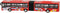 Die-cast Metalen Trolleybus