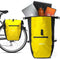 RADGEIST fietstas - bagagedrager tas - waterdicht 25L - geel