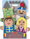Melissa & Doug Kasteelvriendjes handpoppen (set van 4) - Prins, prinses, ridder en draak