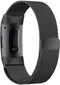 iMoshion Bandje Geschikt voor Fitbit Charge 4 / Charge 3 - iMoshion Milanese Watch bandje - Zwart