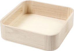 Dienblad, afm 25x25 cm, h: 7 cm, 1 stuk, Keizerin boom