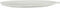Dienblad Decoratie Blad van een plant Wit 49 x 2,7 x 17,3 cm (6 Stuks)