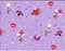 Dienblad DKD Home Decor 48 x 38 x 7 cm Lila PVC