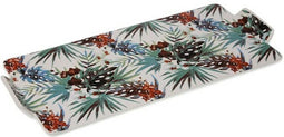 Dienblad Versa Tropical Porselein (16,3 x 2,5 x 36,5 cm)