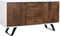Dientafel DKD Home Decor Wit Donkerbruin Mangohout 150 x 40 x 80 cm