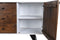 Dientafel DKD Home Decor Wit Donkerbruin Mangohout 150 x 40 x 80 cm