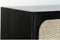 Dientafel DKD Home Decor Zwart Natuurlijk Rotan Mangohout (150 x 40 x 78 cm)