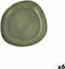 Diep bord Bidasoa Ikonic Keramisch Groen (20,5 x 19,5 cm) (Pack 6x)