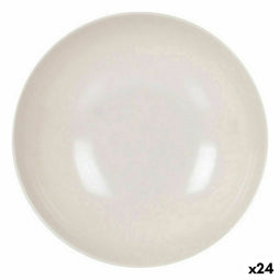 Diep bord La Mediterránea Melamine Wit Helderheid 21 x 5,3 cm (24 Stuks)