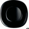 Diep bord Luminarc Carine Zwart Glas (Ø 23,5 cm) (24 Stuks)