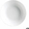 Diep bord Luminarc Diwali 20 cm Wit Glas (24 Stuks)