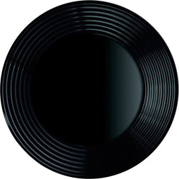 Diep bord Luminarc Harena Zwart Glas (Ø 23,5 cm) (24 Stuks)