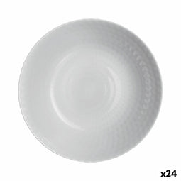 Diep bord Luminarc Pampille Granit Grijs Glas 20 cm (24 Stuks)