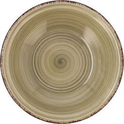 Diep bord Quid Natura Vita Keramisch Groen (ø 21,5 cm) (12 Stuks)