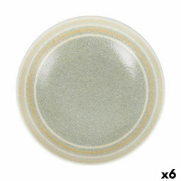 Diep bord Santa Clara Kenia Porselein Ø 20,5 cm (6 Stuks)