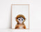 Dieren kinderkamer posters - 6 Posters - 21x30 cm - Stevig papier - Safari