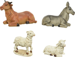 Dieren poly h9 cm naturel a4