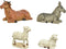 Dieren poly h9 cm naturel a4