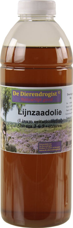 Dierendrogist Lijnzaadolie - 1000 ml