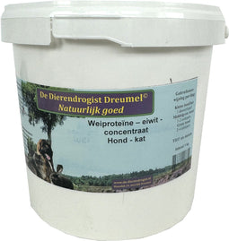 Dierendrogist Wei Proteine Eiwit Concentraat Hond/Kat - 1 kg