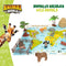 Dierenfiguren Colorbaby 19 Onderdelen Jungle Plastic 14 x 6 x 5 cm (6 Stuks)