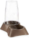 Dierenvoederbak Dispenser Bruin Polypropyleen 3,5 L 21,5 x 32,5 x 32,5 cm (4 Stuks)