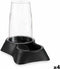 Dierenvoederbak Dispenser Zwart Polypropyleen 3,5 L 21,5 x 32,5 x 32,5 cm (4 Stuks)
