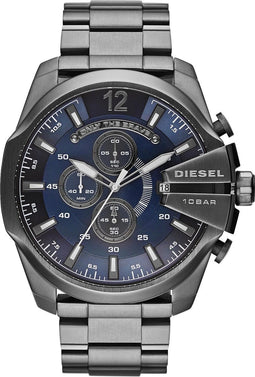Diesel Mega Chief DZ4329 Herenhorloge 51 mm - Grijs