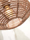 GOOD&MOJO Plafonniere Tanami - Rotan Zwart - Ø25cm - Modern