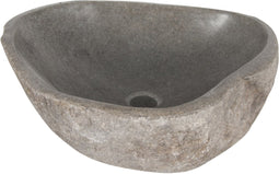 Differnz Lombok Waskom - Wasbak Natuursteen - Toiletfontein - 40 x 50 x 15 cm