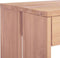vidaXL - Wandtafel - 110x35x75 - cm - massief - teakhout