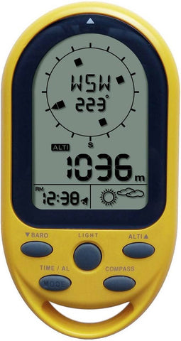 Digitaal Kompas - Luchtdruk - Hoogtemeter - Weersvoorspelling