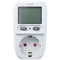 Digital energy cost measuring device, cost control via the socket