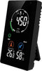 Digitale CO² meter met geïntegreerde thermo- en hygrometer NDIR CO2 monitor MX6055 CO₂-meter Zwart