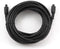 Digitale optische Toslink audio kabel - 4mm / zwart - 7,5 meter
