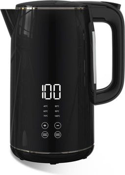 Digitale Waterketel - TKG JK 2000 - Cool Touch - 1.7 L - 4 uur warmhoudfunctie - 2200 W - zwart