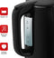 Digitale Waterketel - TKG JK 2000 - Cool Touch - 1.7 L - 4 uur warmhoudfunctie - 2200 W - zwart