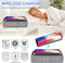 Digitale wekker met draadloze lader met Qi Wireless Charging technologie - 1A / zwart