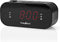 Digitale Wekkerradio - LED-Scherm - Tijdprojectie - AM / FM - Snoozefunctie - Slaaptimer - Aantal alarmen: 2 - Zwart