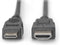 Digitus AK-330106-030-S HDMI-kabel HDMI Aansluitkabel HDMI-A stekker, HDMI-mini-C stekker 3.00 m Zwart Vergulde steekco