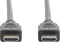 Digitus AK-330124-010-S HDMI-kabel HDMI Aansluitkabel HDMI-A-stekker, HDMI-A-stekker 1.00 m Zwart 8K UHD, Vergulde stee
