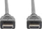 Digitus AK-330124-030-S HDMI-kabel HDMI Aansluitkabel HDMI-A-stekker, HDMI-A-stekker 3.00 m Zwart 8K UHD, Vergulde stee